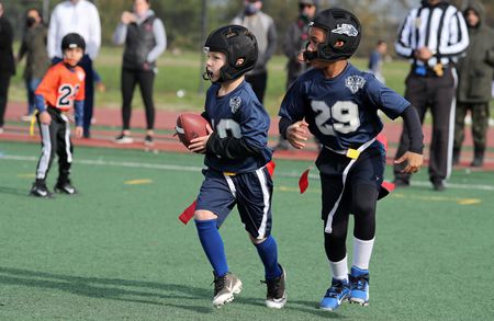Next Level Sports Youth Flag Football Action