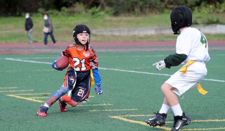 Next Level Sports Youth Flag Football Action