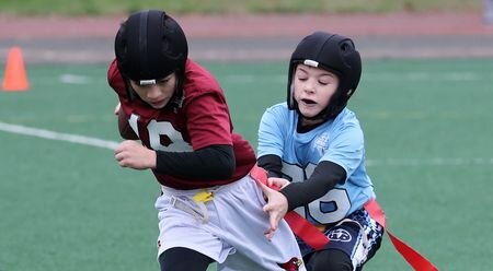 Next Level Sports Youth Flag Football Action