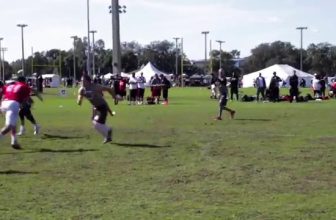 AWESOME TD CATCH - 2016 USFTL Nationals Flag Football Tournament Highlight