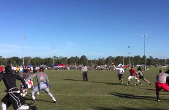 CO-ED AWESOME CORNER TD CATCH - 2016 USFTL Nationals Flag Football Tournament Highlight