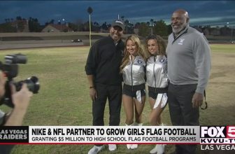Nike, NFL partner to help girls flag football in Nevada | Sports