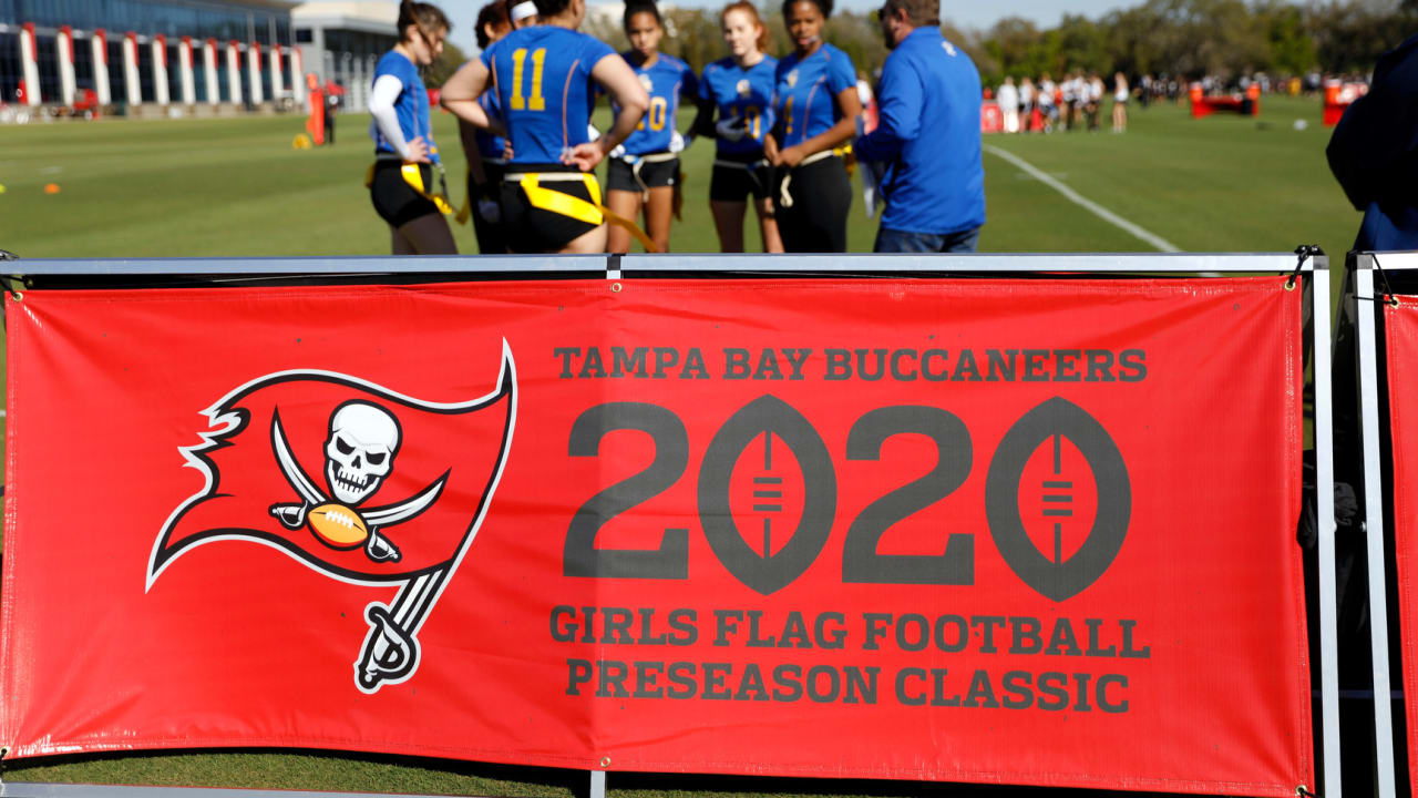 2023 Tampa Bay Buccaneers Foundation Girls Flag Football Preseason Classic  Kickoff Night Gallery