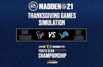 Texans vs Lions Madden NFL 21 Thanksgiving Game Simulation