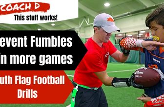 Youth Flag Football Drill | Handoff 101 Breadbasket | Stop Fumbles, Win Games Flag Football for kids