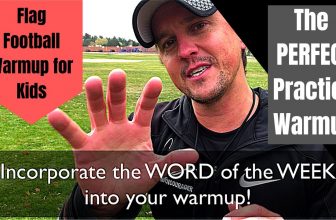 Youth Flag Football Warmup | The PERFECT Practice Warmup | Word of the Week
