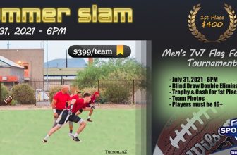 Jul 31st Flag Football Tournament Men's 7v7 | Mike Jacob Sports Park | Sports - Tucson Weekly