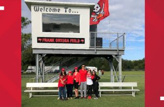 Local youth football coach honored with Frank Ortega Field