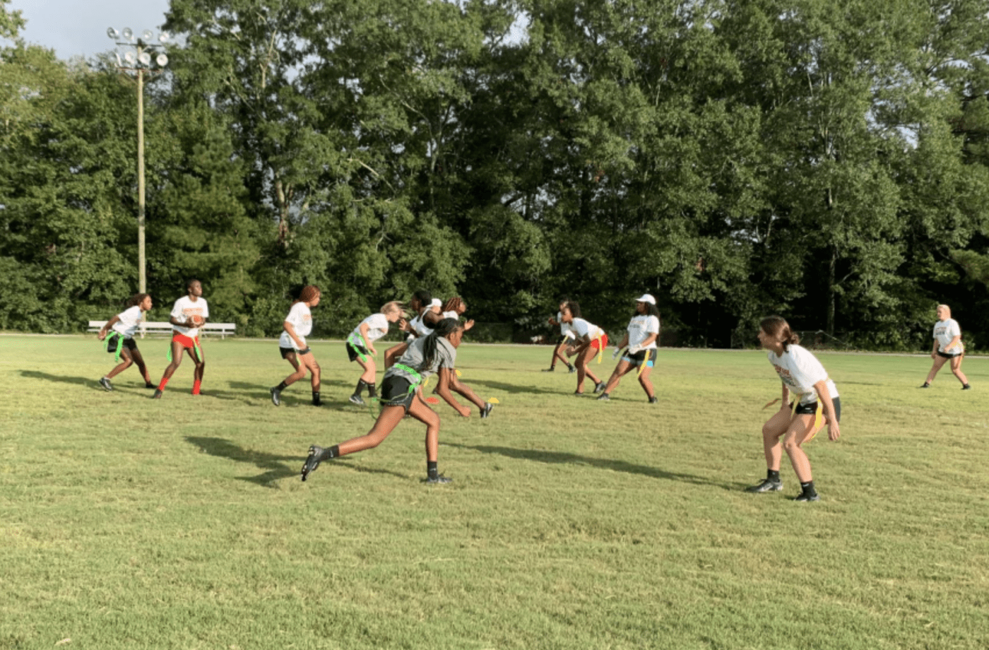 Central High School- Phenix City Girls' Flag Football team