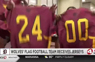 Dothan girls flag football team receives jerseys