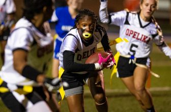 One for the record books: Opelika’s Sanders scores overtime game-winner against Auburn High in first flag football rivalry game | High School