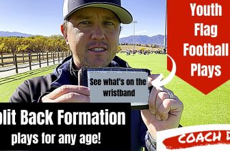 Youth Flag Football Plays | Playbook | Tutorial Single Back Formation Plays for Kids or Adults