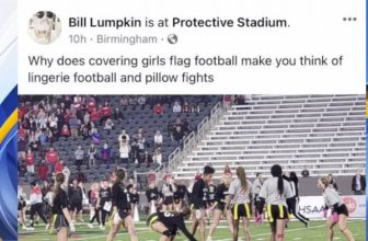 Community outraged over reporter's 'lingerie,' 'pillow fights' comments on high school girls flag football team