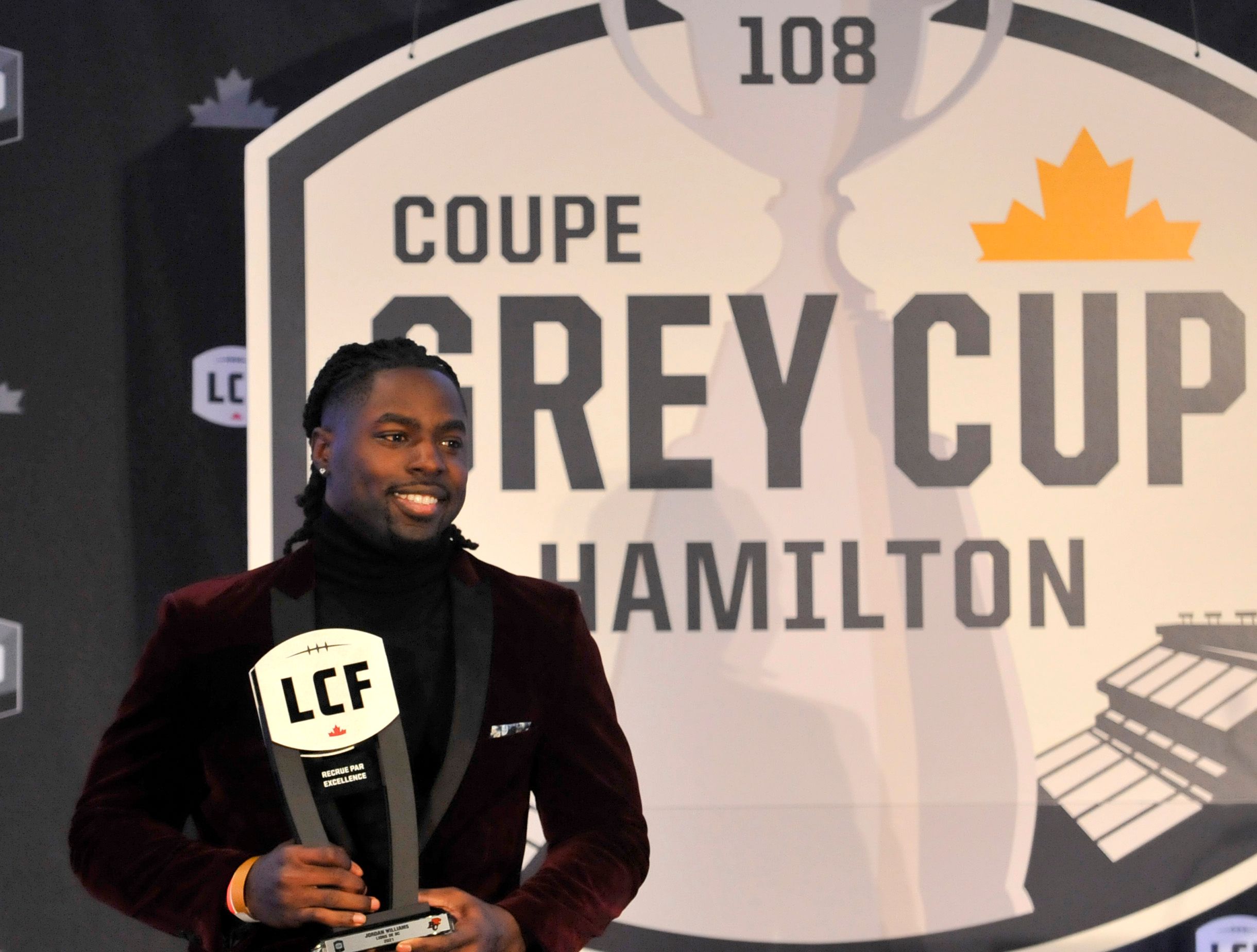Jordan Williams endured a windy, sometimes unpredictable path to the CFL Most Outstanding Rookie award. The linebacker takes influence from his mother.