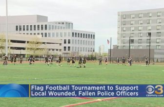 Police Officers From Across Delaware Valley Take Part In First Annual Flag Football Tournament