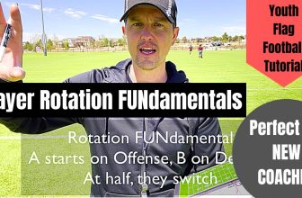 Youth Flag Football Tutorial for First Time Coaches | Rotation FUNdamentals | When to Play Players