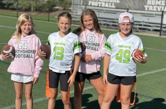 Inaugural girls flag football program scores 80 players — with plenty of room for more