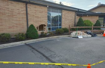 Car crashes into St. Justin The Martyr Parish in Toms River Thurs