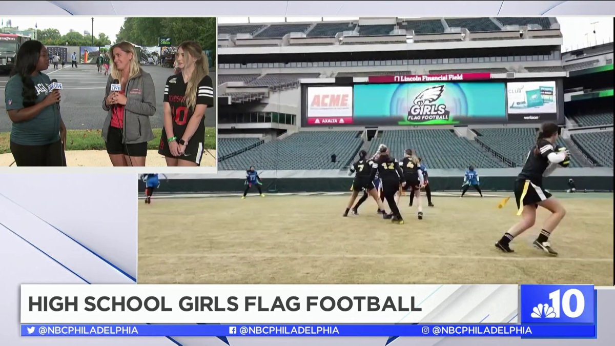 Eagles Support High School Girls Flag Football League - NBC 10 Philadelphia