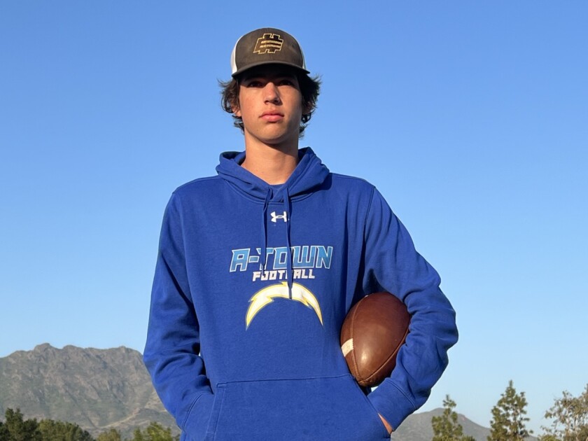 Ty Dieffenbach, a 6-foot-5 quarterback at Agoura, has committed to UNLV.