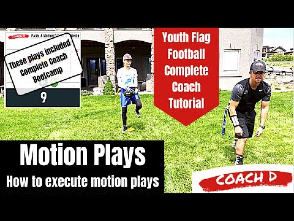 Youth Flag Football Tutorial | Plays that work | How to execute Motion Plays to win more flag games