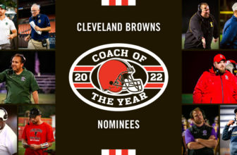 Browns recognize 10 coaching nominees for High School Coach of the Year