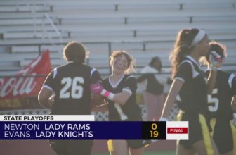 Evans Lady Knights advance to quarterfinals in girls flag football playoffs