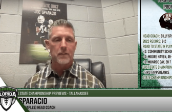 First Baptist HC Billy Sparacio talk about the upcoming Class 1S State Championship – FloridaHSFootball.com