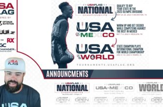 USA Flag Arlington Nationals Announcements and Updates!