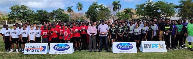 The Bahamas Youth Flag Football League’s (BYFFL) first high school tournament featured Queen’s College, St Augustine’s College, St John’s and Kingsway Academy.