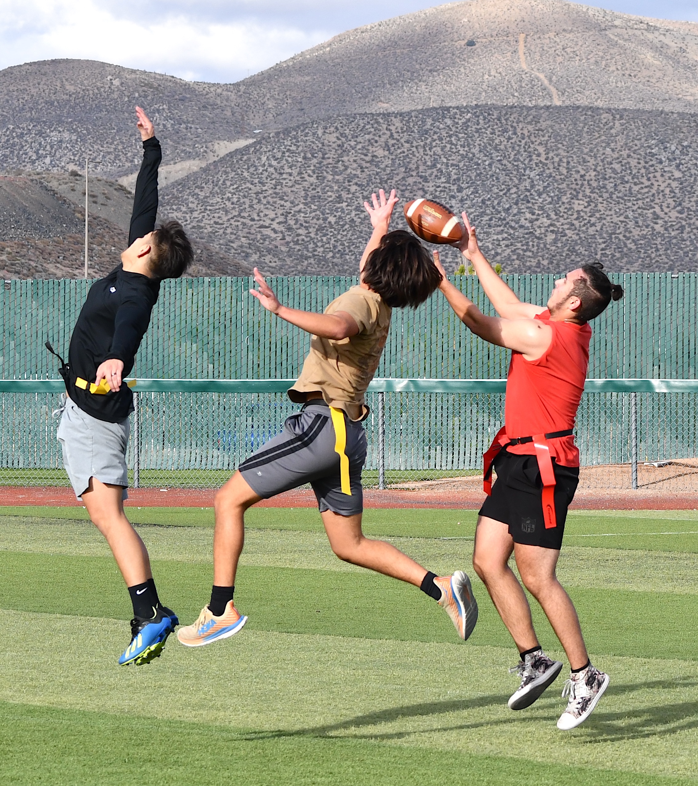 Turkey Bowl II featured a variety of big plays as Advising repeated as champions at John L. Harvey Field.