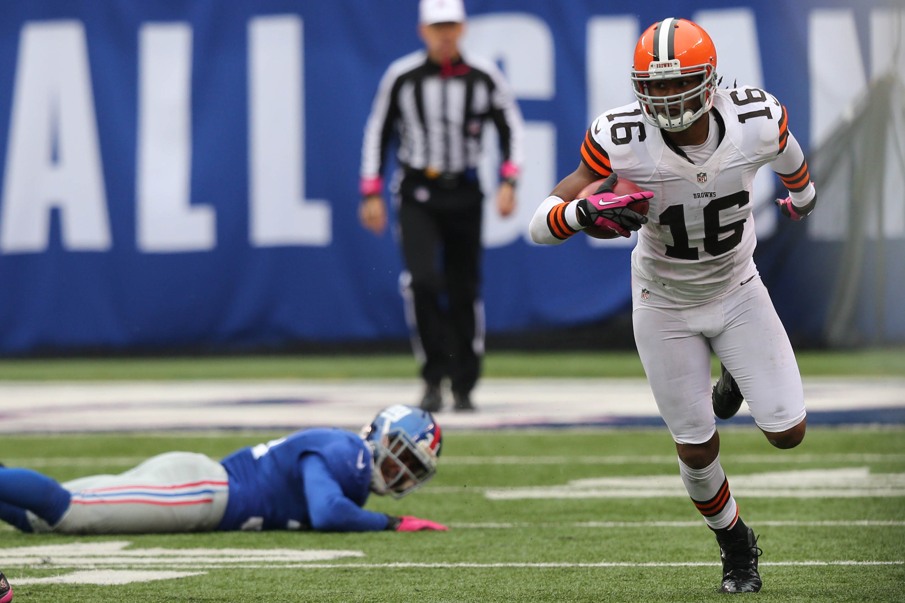Cleveland Browns wide receiver Josh Cribbs, shown in 2012. (Photo: Anthony Gruppuso, USA TODAY Sports) 