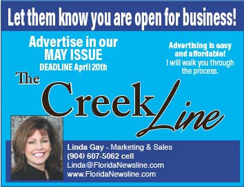 Advertise in our May Issue The Creek Line