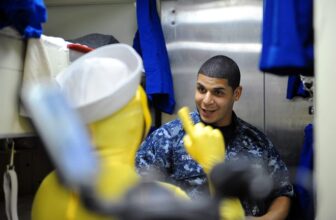 Ship's Servicemen 2nd Class Jose Rivera and Electronics Technician 3rd Class Juan Serret (yellow suit) perform a skit for Naval Station Mayport's Coalition of Sailors Against Destructive Decisions (CSADD). CSADD is a peer-to-peer mentorship program used Navy-wide that is geared at Sailors 18 to 25 years old and reinforce the Navy's culture of "Shipmates helping Shipmates."