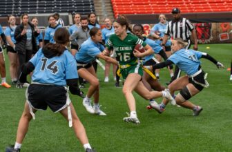 High school girls flag football championship night, May 6, 2024 – News-Herald