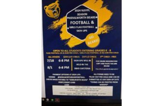 Kenilworth Bears 2024 Registration Open for Football and Girls Flag Football - TAPinto.net