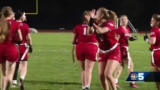Beekmantown High School girls flag football rolls to first program win over Peru, 52-0