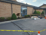 Car crashes into St. Justin The Martyr Parish in Toms River Thurs