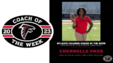 Clarke Central Girls Flag head coach Cherrelle Pass named Atlanta Falcons Week 10 High School Coach of the Week