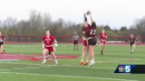Northeastern Clinton Central high school girls’ flag football takes down Beekmantown, 13-6.