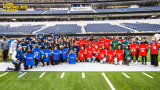 Rams and Chargers host surprise jersey unveiling for League of Champions Girls Flag Football teams