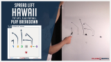 Spread Left Hawaii 7v7 Flag Football Play Breakdown