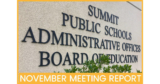 Summit Board of Education Quickly Conducts November Business in Brisk Meeting – TAPinto.net