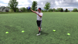 Youth Flag Football Drill -QB Keeps Getting Sacked? Try This! Mobile QB flag football drill for kids