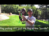 Youth Flag Football Drill – Quick Slant Pull – flag pulling Flag Football Drills for Kids